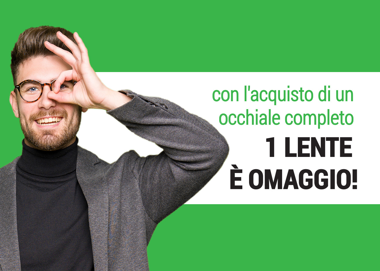 1 lente omaggio, Campagna dei Centri Ottici Associati, Centro Ottico Nonantola